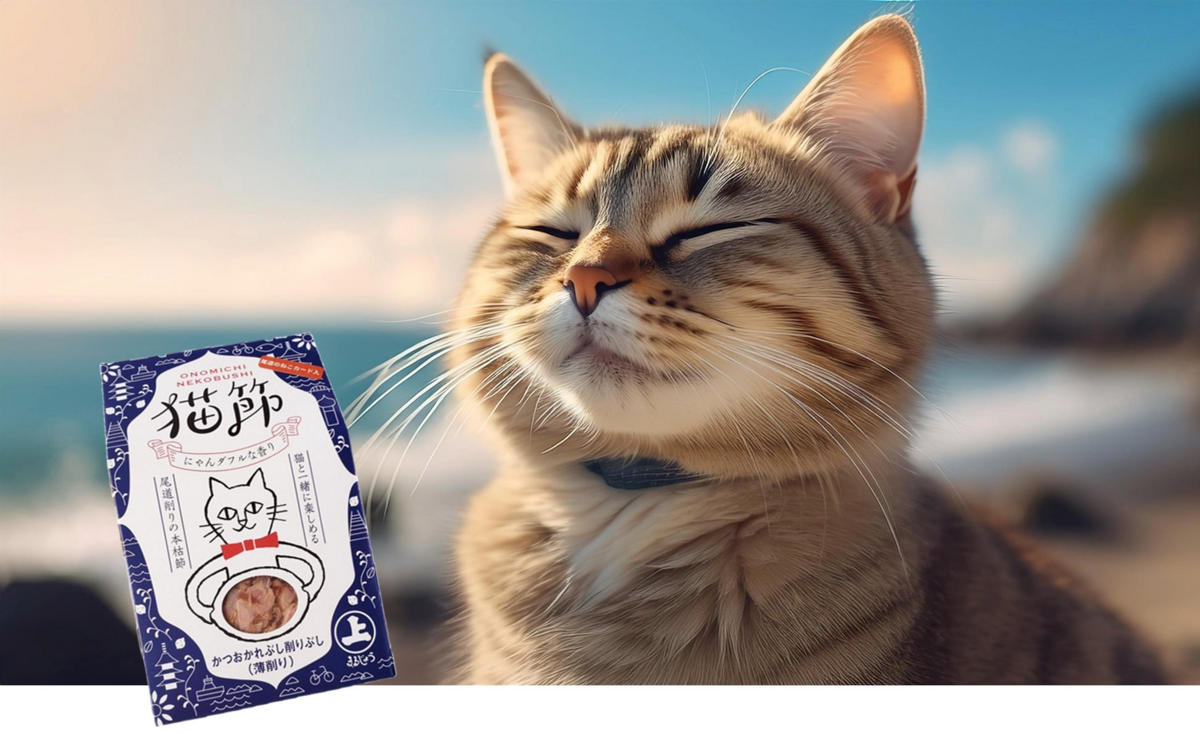 猫好き必見！飼い主も一緒に味わえる「猫節」がひろしま夢ぷらざで販売