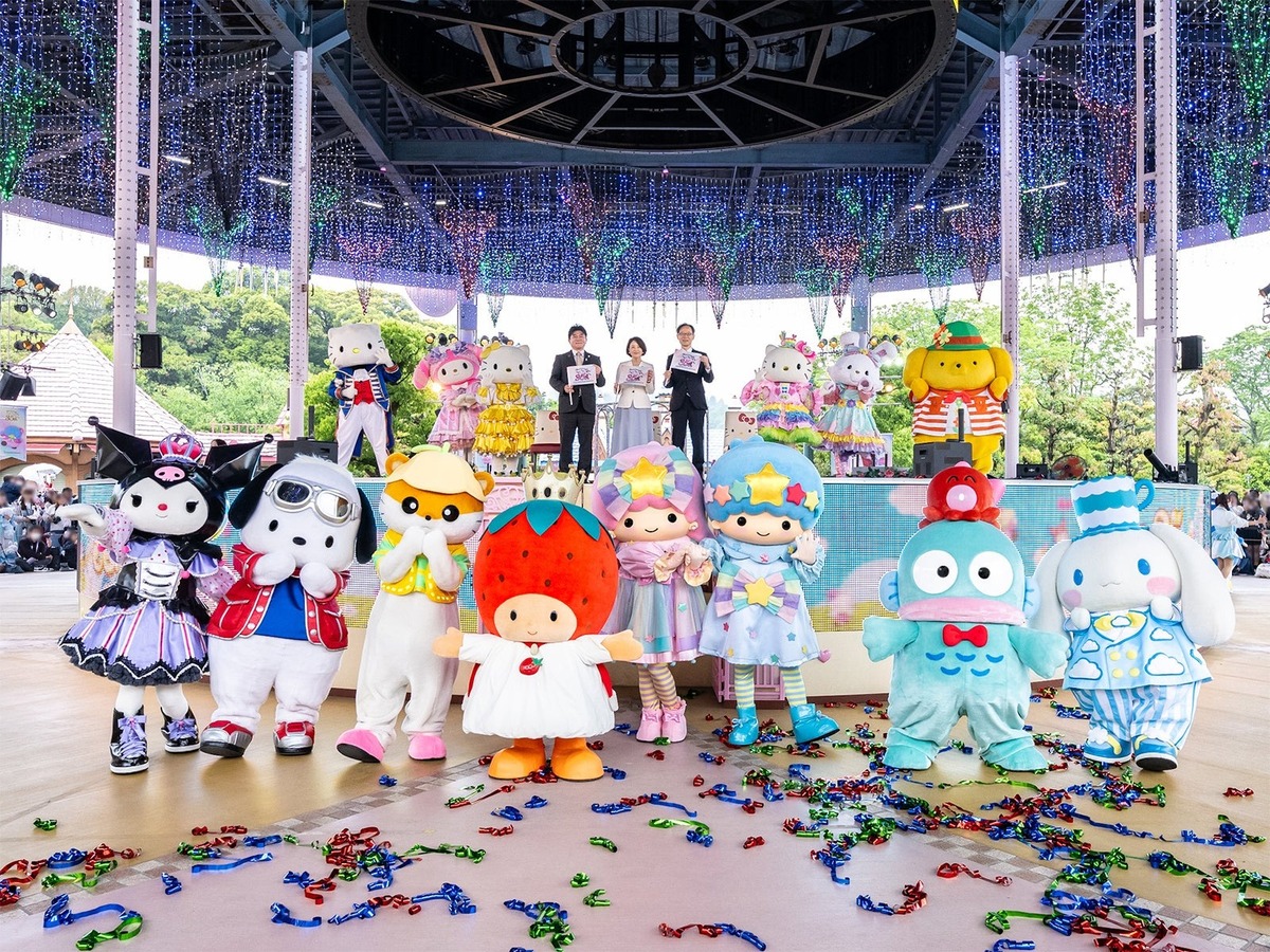 サンリオ22キャラがダンスでお祝い！ 夢のステージが大分