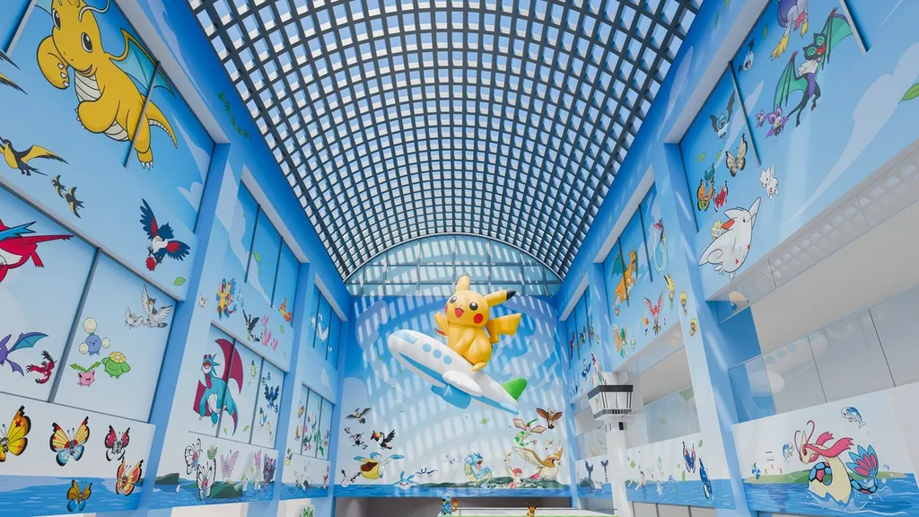 世界初「ポケモン空港」が石川県能登に誕生！ 111種のひこうタイプ