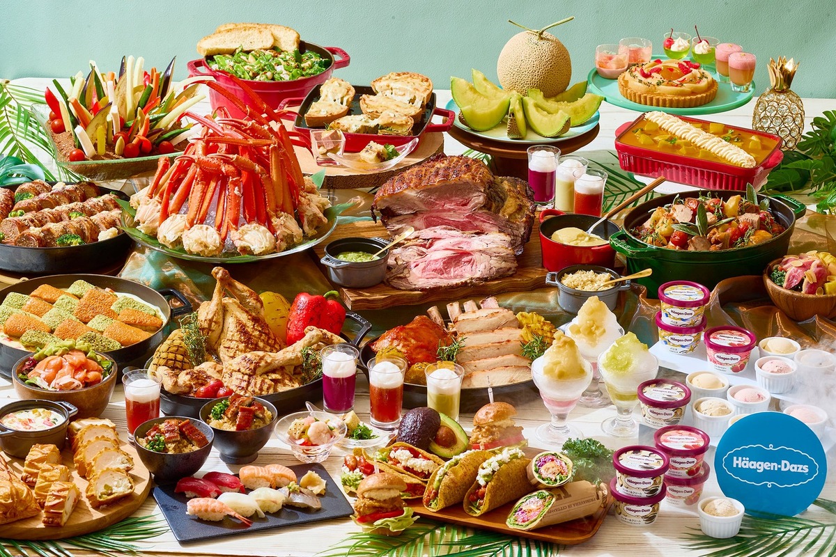 蟹もハーゲンダッツも食べ放題！夏の贅沢ブッフェがインター