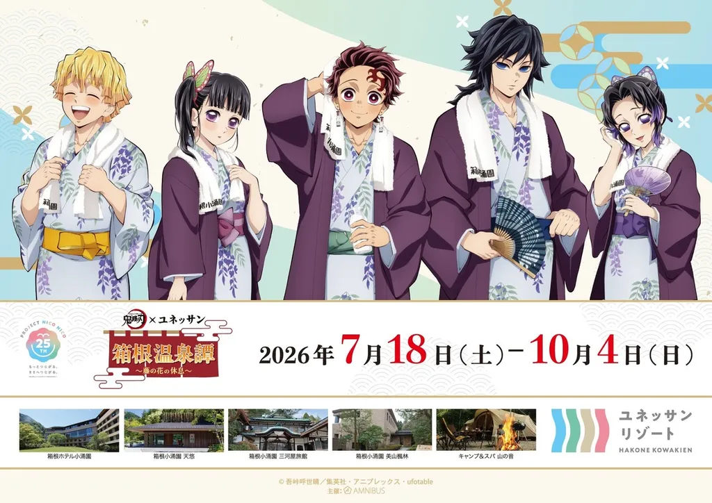 鬼滅の刃×ユネッサン コラボルーム宿泊特典グッズセット 鬼滅の刃×ユネッサン コラボルーム宿泊特典オリジナルノベルティセット