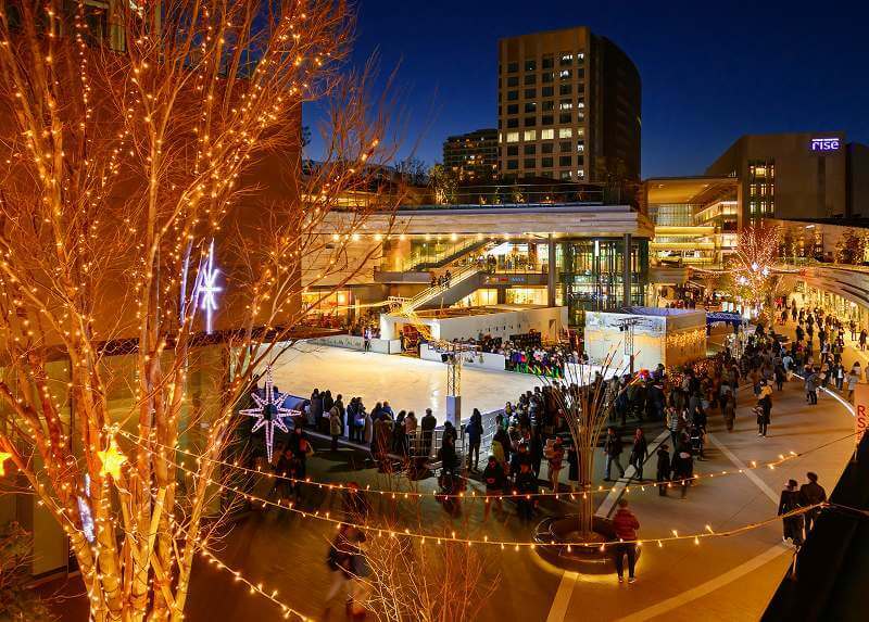 二子玉川ライズ でもイルミ ツリー点灯 スケート場も いこレポ