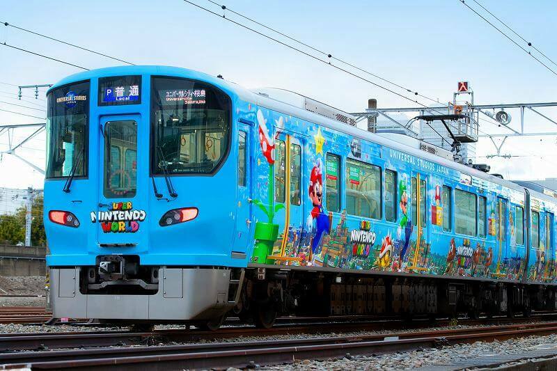 USJの最新「任天堂エリア」がラッピング列車に 大阪で運行開始 | いこ